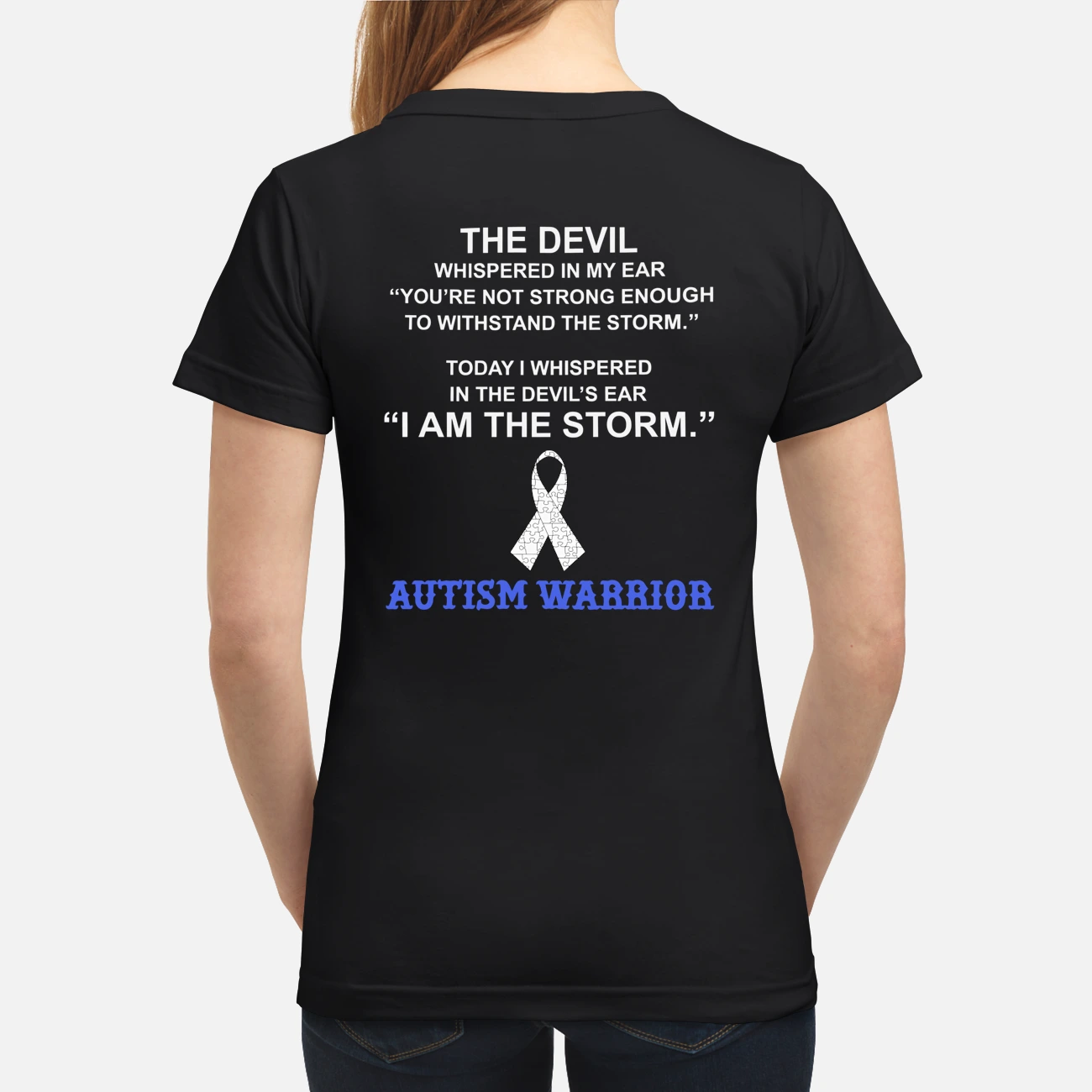 The Devil Whispered In My Ear You’Re Not Strong Enough Back Aop Shirt The Devil Whispered In My Ear You’Re Not Strong Enough Back Aop Shirt