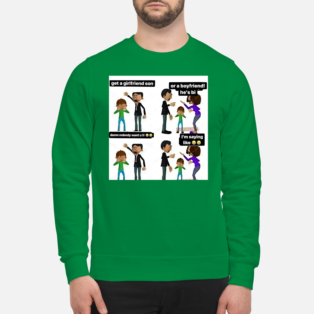 Get A Girlfriend Son Or A Boyfriend He’S Bi Meme Shirt Get A Girlfriend Son Or A Boyfriend He’S Bi Meme Shirt