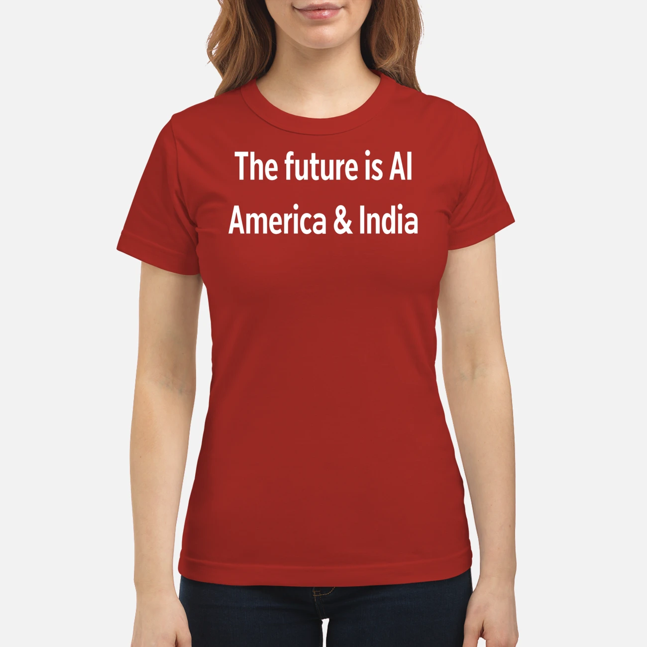 The Future Is Ai America And India Shirt The Future Is Ai America And India Shirt