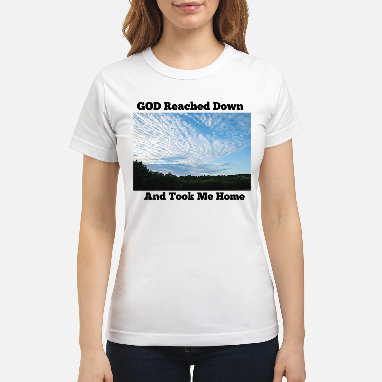 God Reached Down And Took Me Home Shirt God Reached Down And Took Me Home Shirt