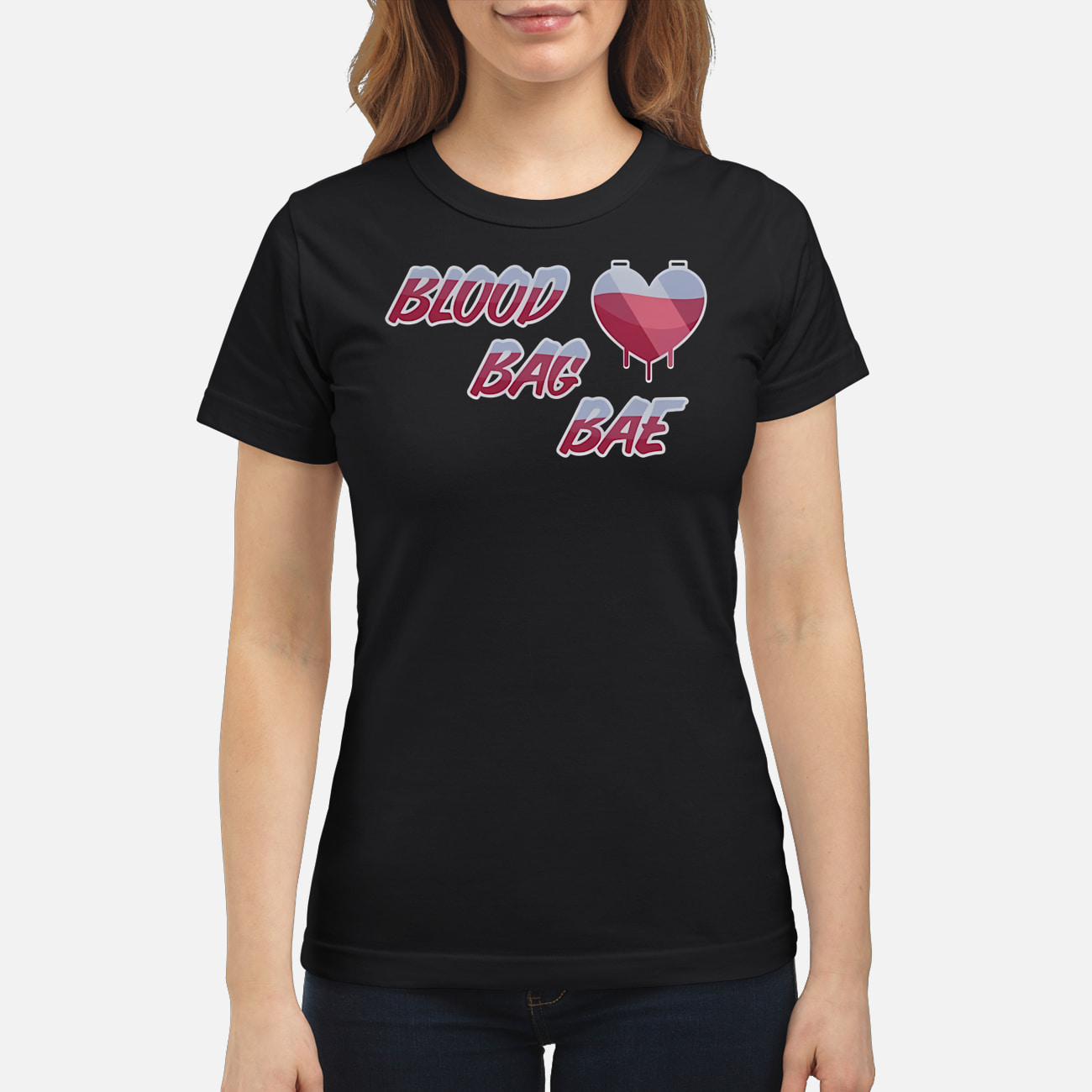 Blood Bag Bae Heart Shirt Blood Bag Bae Heart Shirt