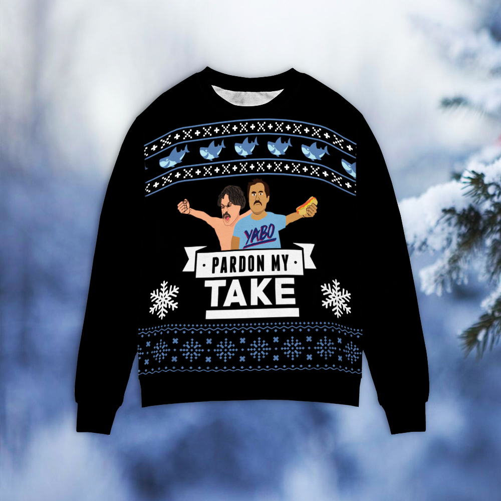 Pardon My Take Christmas Sweater Pardon My Take Christmas Sweater
