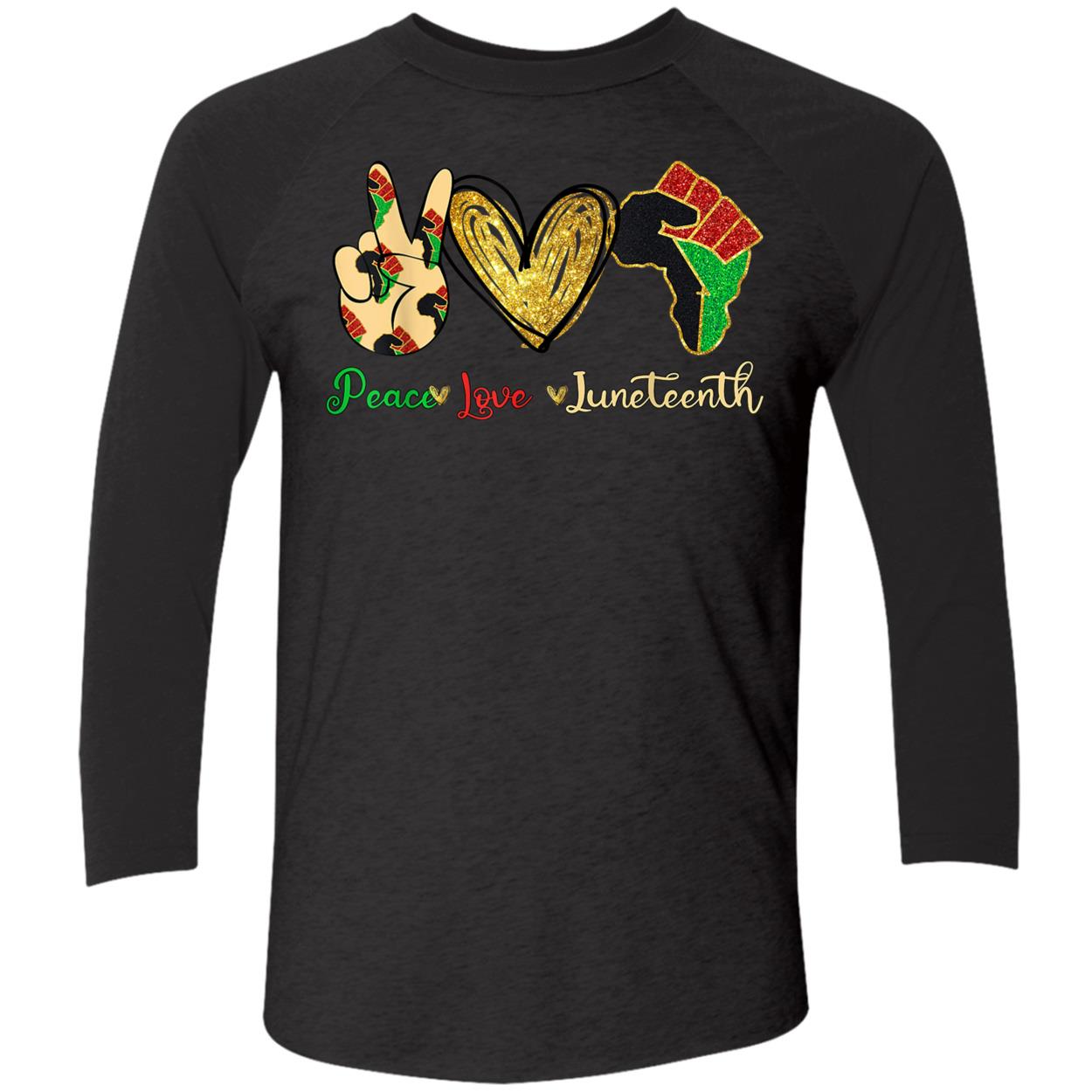 Peace Love Juneteenth Shirt Peace Love Juneteenth Shirt