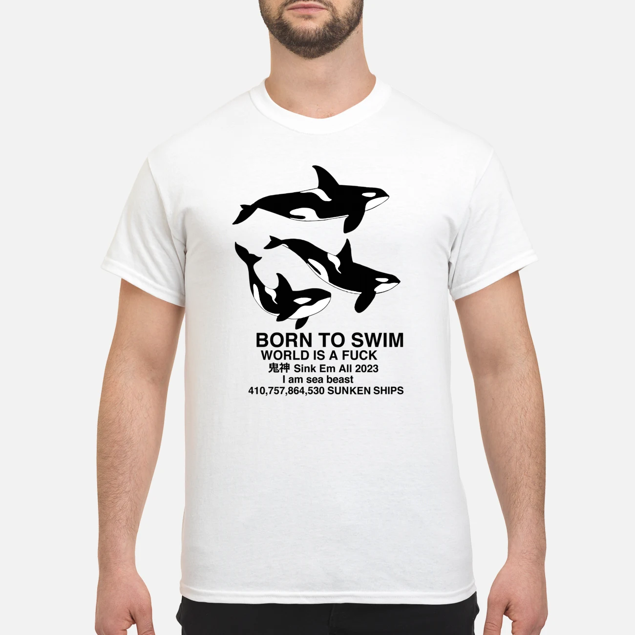Born To Swim Sink Em All 2023 I Am Sea Beast Sunken Ships Shirt