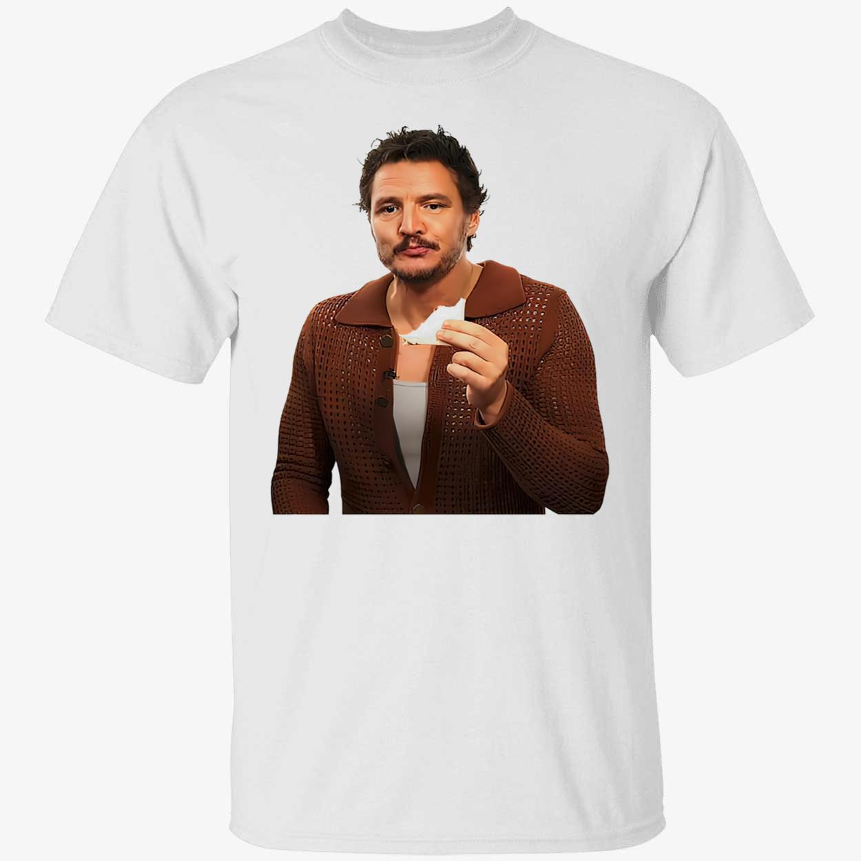 Pedro Pascal Eats A Sandwich Shirt
