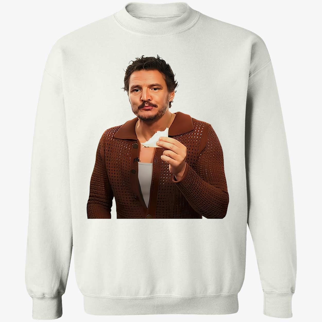 Pedro Pascal Eats A Sandwich Shirt Pedro Pascal Eats A Sandwich Shirt