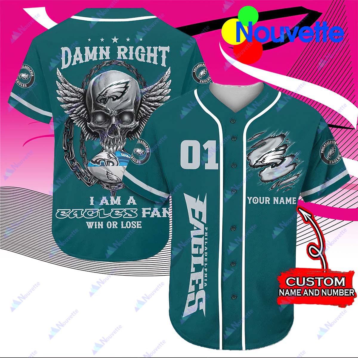 Eagles Damn Right Baseball Jersey Shirt Eagles Damn Right Baseball Jersey Shirt