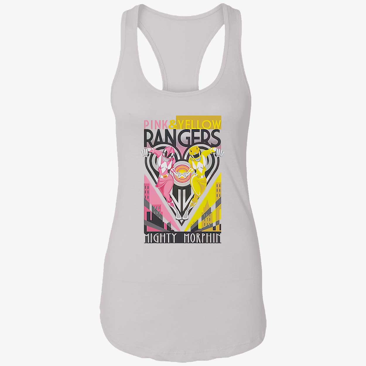 Pink And Yellow Rangers Mighty Morphin Shirt Pink And Yellow Rangers Mighty Morphin Shirt