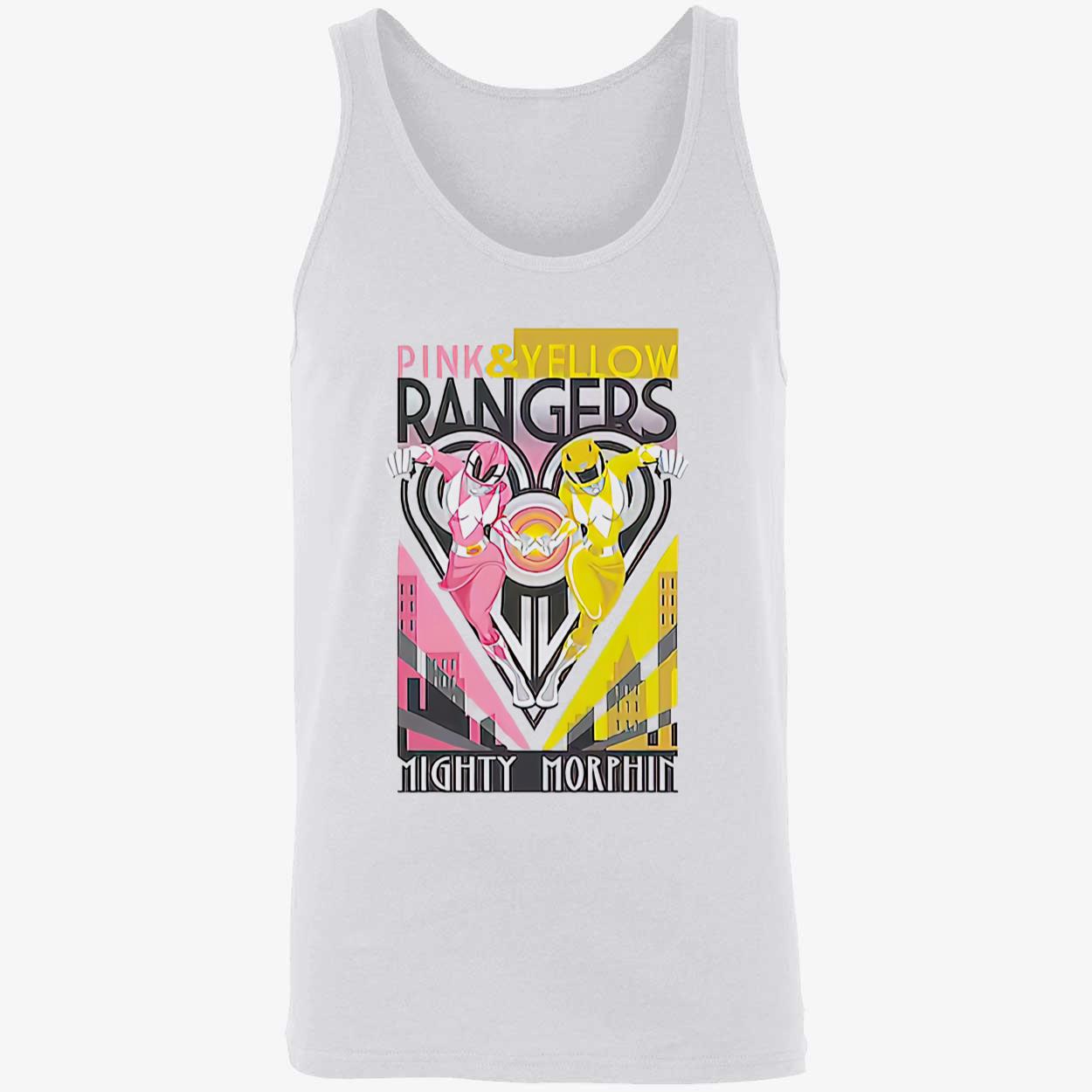 Pink And Yellow Rangers Mighty Morphin Shirt Pink And Yellow Rangers Mighty Morphin Shirt