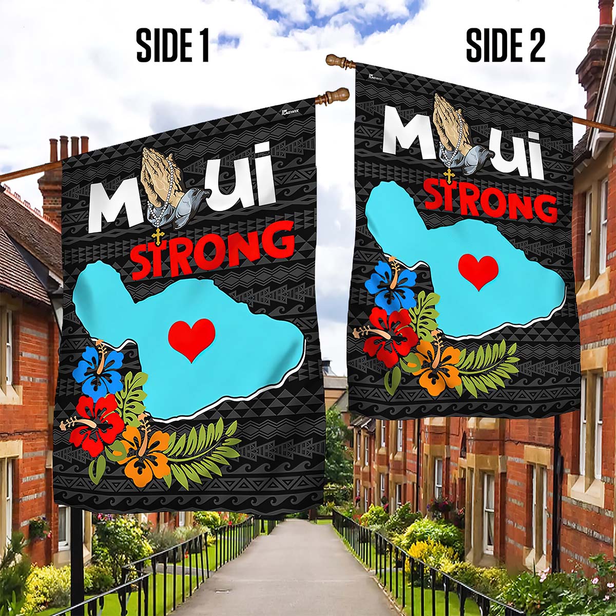 Pray For Maui Strong Flag Pray For Maui Strong Flag