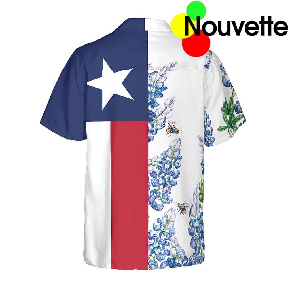 Royal Blue Texas Hawaiian Shirt Royal Blue Texas Hawaiian Shirt