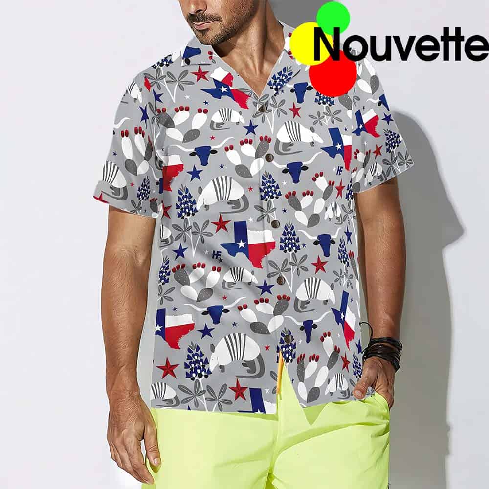 Texas Pattern Hawaiian Shirt Texas Pattern Hawaiian Shirt