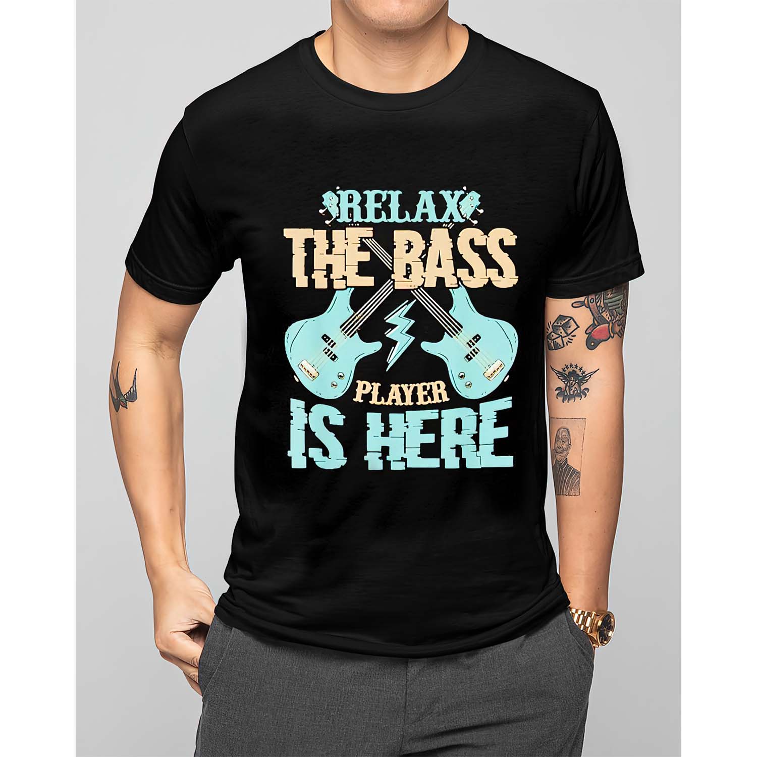 Relax The Bass Player Is Here Shirt Relax The Bass Player Is Here Shirt
