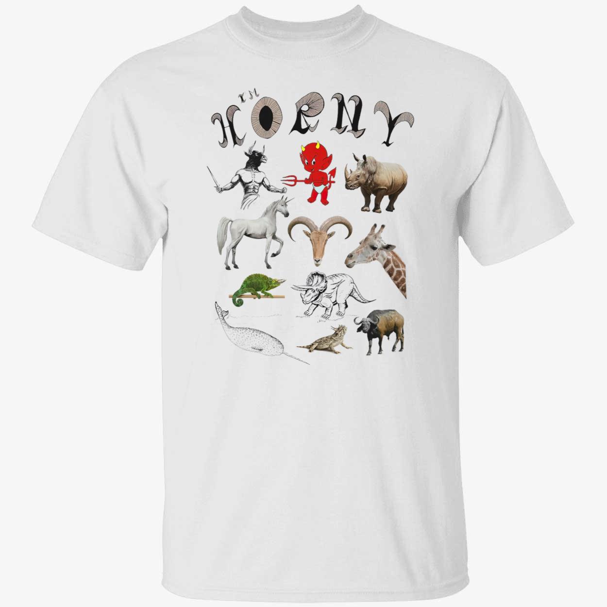 I’M Horny Devil And Animal Shirt I’M Horny Devil And Animal Shirt