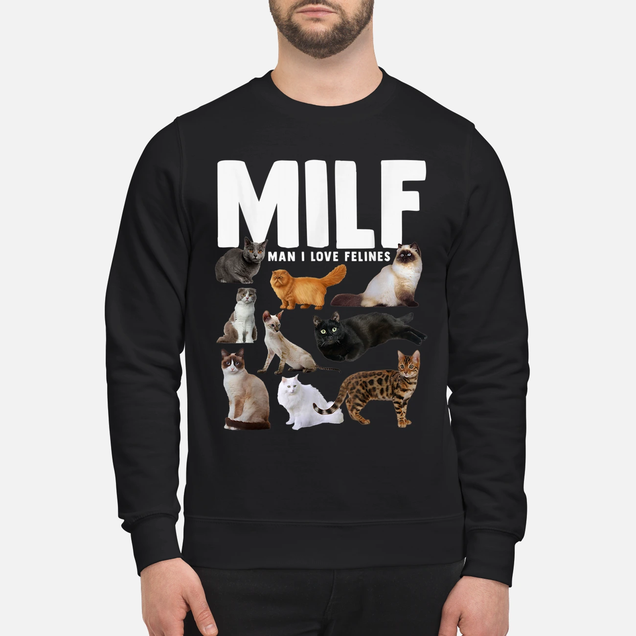 Milf Man I Love Felines Shirt Milf Man I Love Felines Shirt