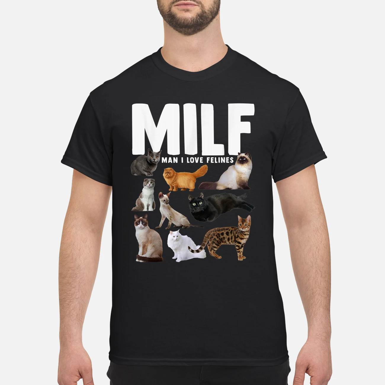 Milf Man I Love Felines Shirt Milf Man I Love Felines Shirt