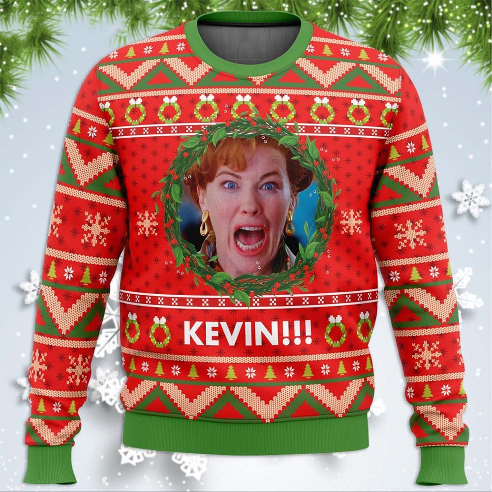 Home Alone Kevin Christmas Sweater Home Alone Kevin Christmas Sweater