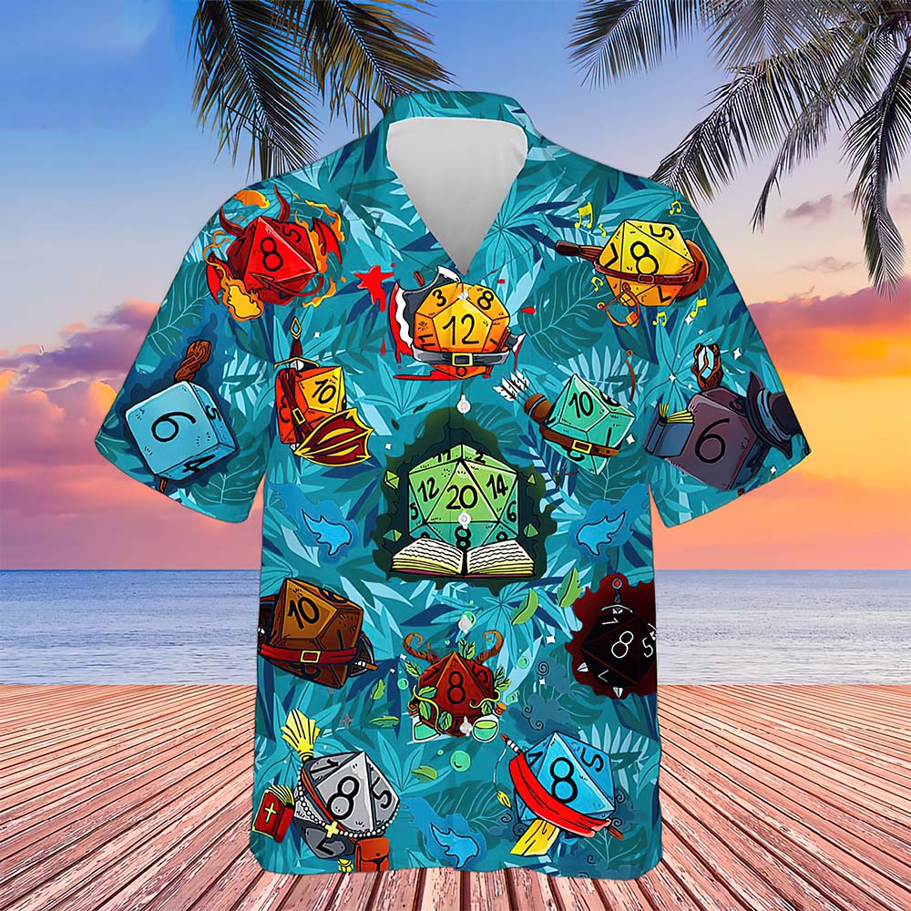 Dnd Hawaiian Shirt Dnd Hawaiian Shirt