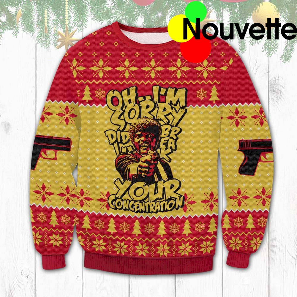 Samuel L Jackson Ugly Christmas Sweater Samuel L Jackson Ugly Christmas Sweater