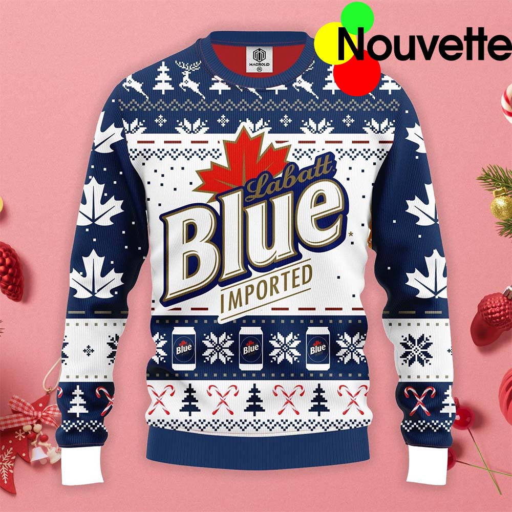 Labatt Blue Ugly Christmas Sweater Labatt Blue Ugly Christmas Sweater
