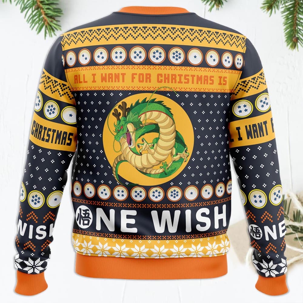 A Very Shenron Christmas Dragon Ball Z Ugly Christmas Sweater A Very Shenron Christmas Dragon Ball Z Ugly Christmas Sweater