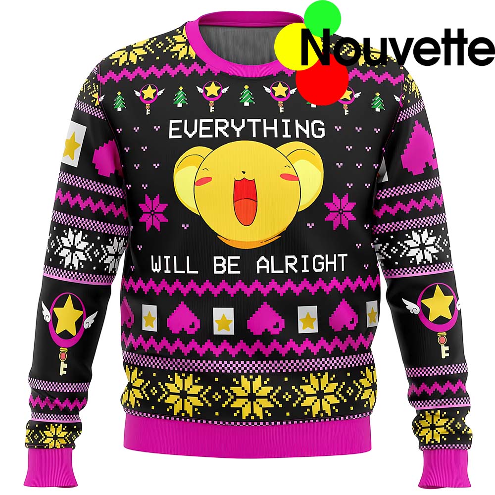 Cardcaptor Sakura Ugly Christmas Sweater Cardcaptor Sakura Ugly Christmas Sweater