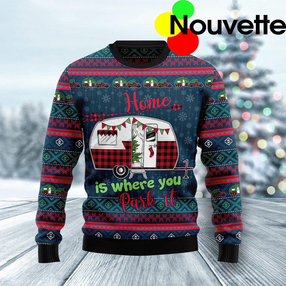 Home Is Where You Park It Christmas Sweater