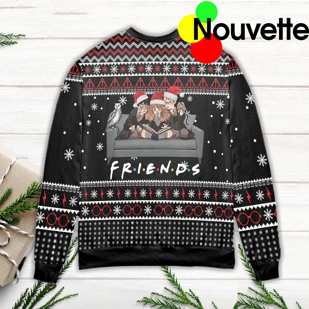 Merry Christmas Harry Friends Potter Ugly Christmas Sweater Merry Christmas Harry Friends Potter Ugly Christmas Sweater