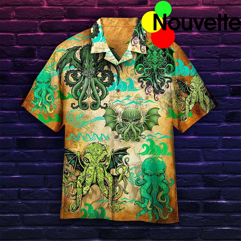 The Great Cthulhu Hawaiian Shirt