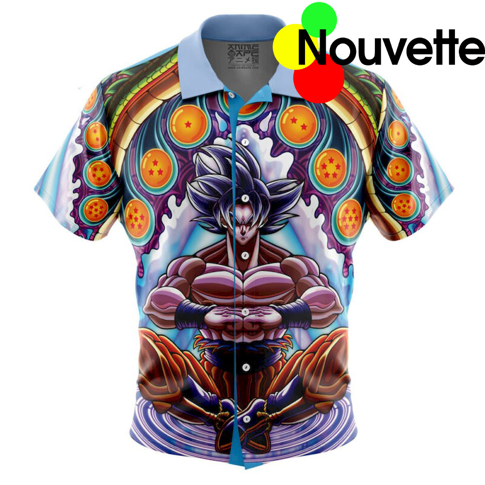 Trippy Ultra Instinct Goku Dragon Ball Hawaiian Shirt
