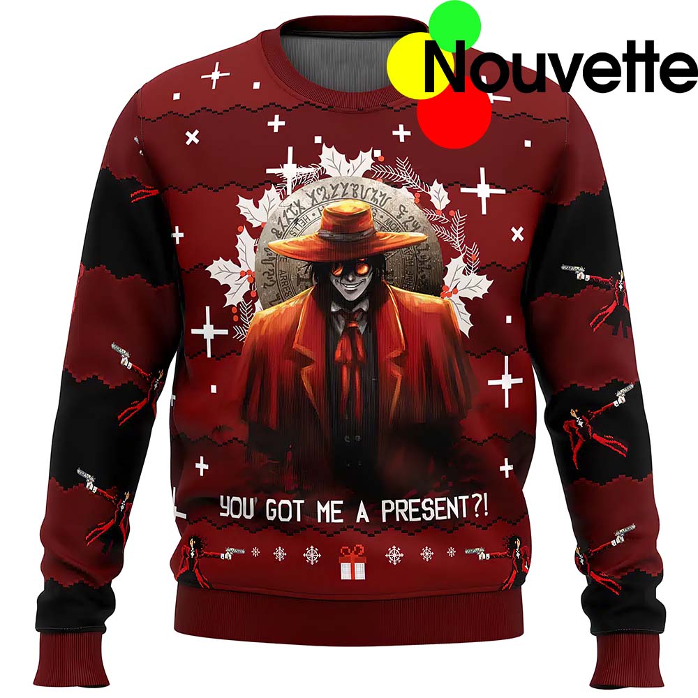Alucard Hellsing Ugly Christmas Sweater Alucard Hellsing Ugly Christmas Sweater
