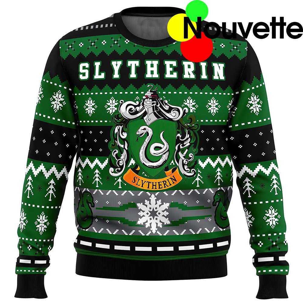Slytherin Ugly Christmas Sweater Slytherin Ugly Christmas Sweater