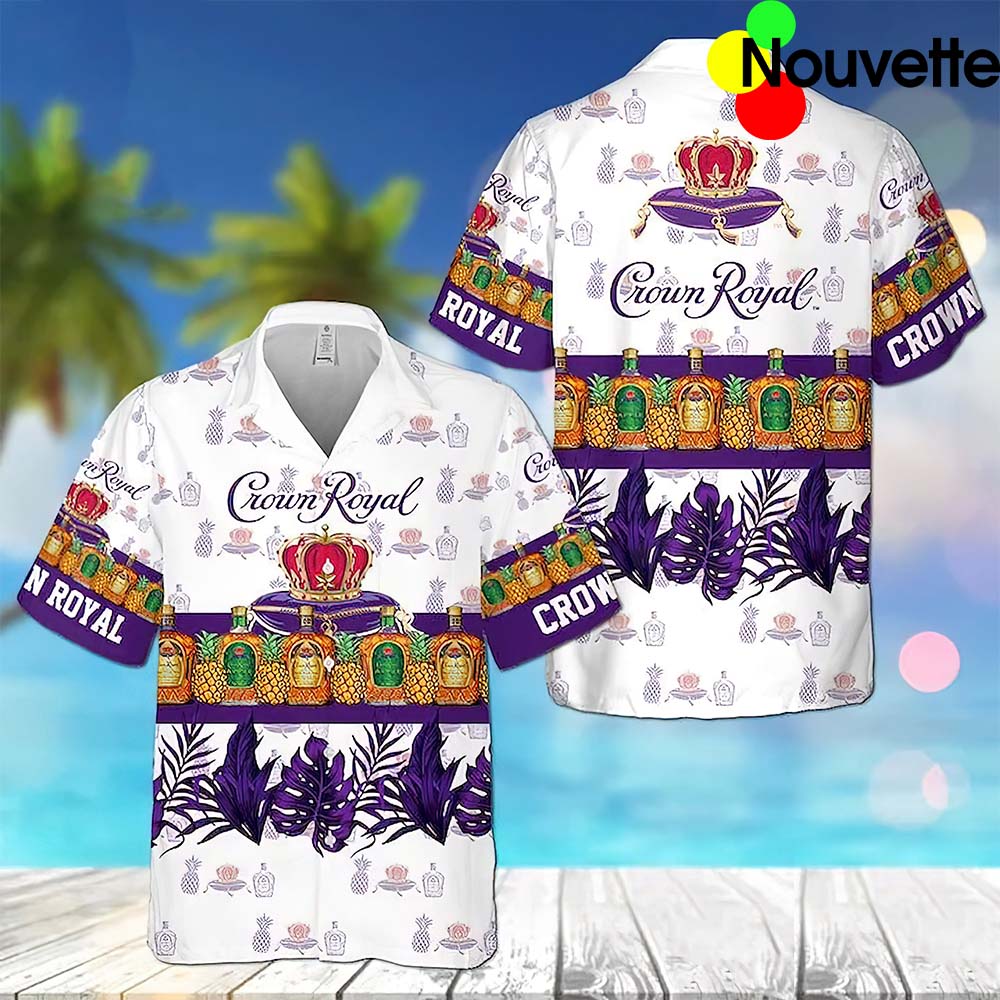 Crown Royal Pineapple Hawaiian Shirt Crown Royal Pineapple Hawaiian Shirt