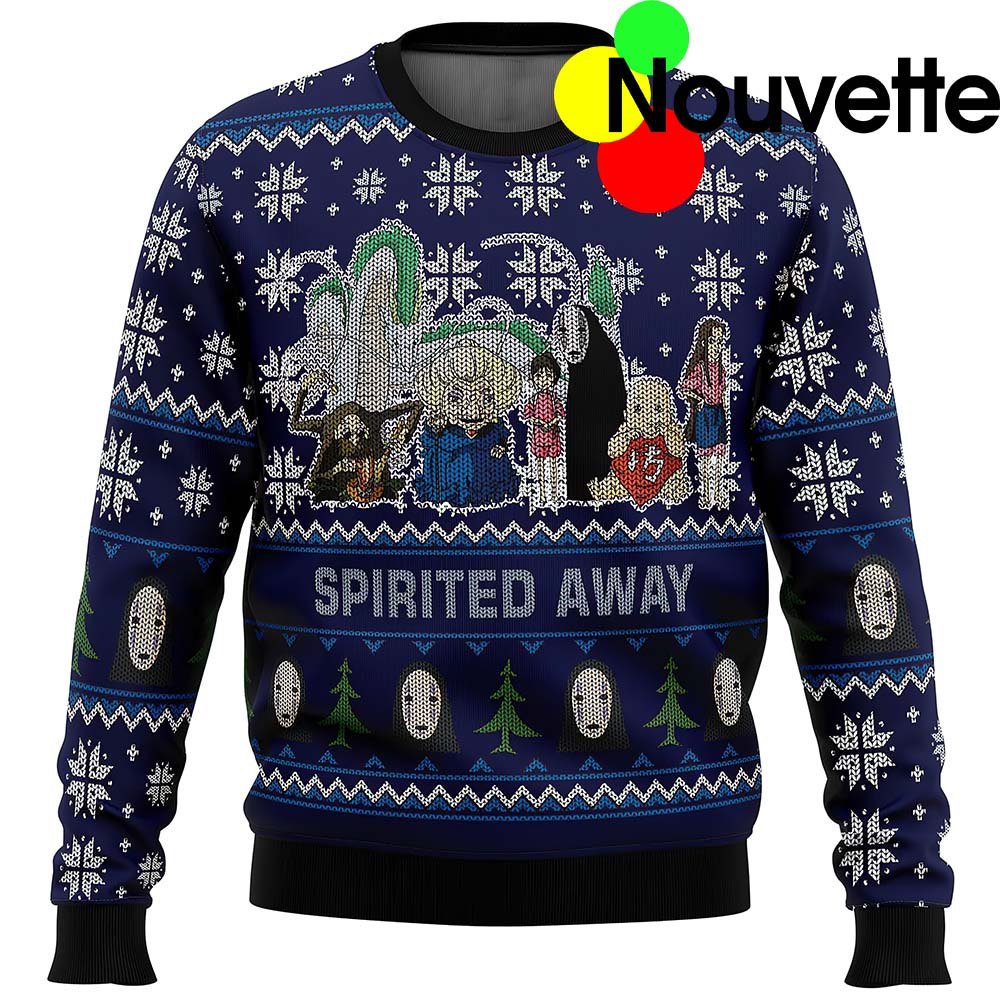 Spirited Away Ugly Christmas Sweater Spirited Away Ugly Christmas Sweater