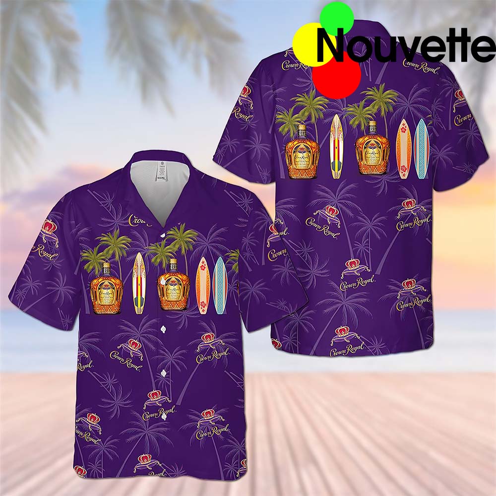 Crown Royal Surfing Hawaiian Shirt