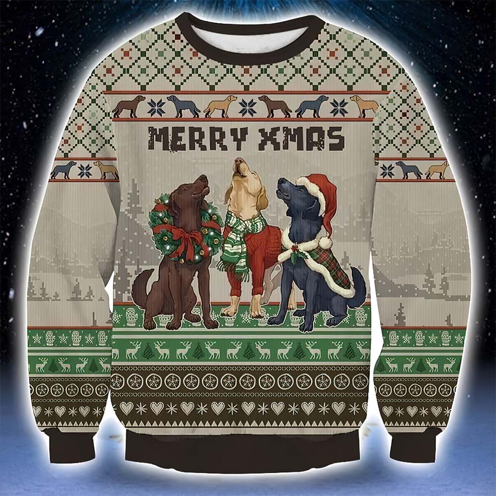 Labrador Merry Xmas Christmas Sweater