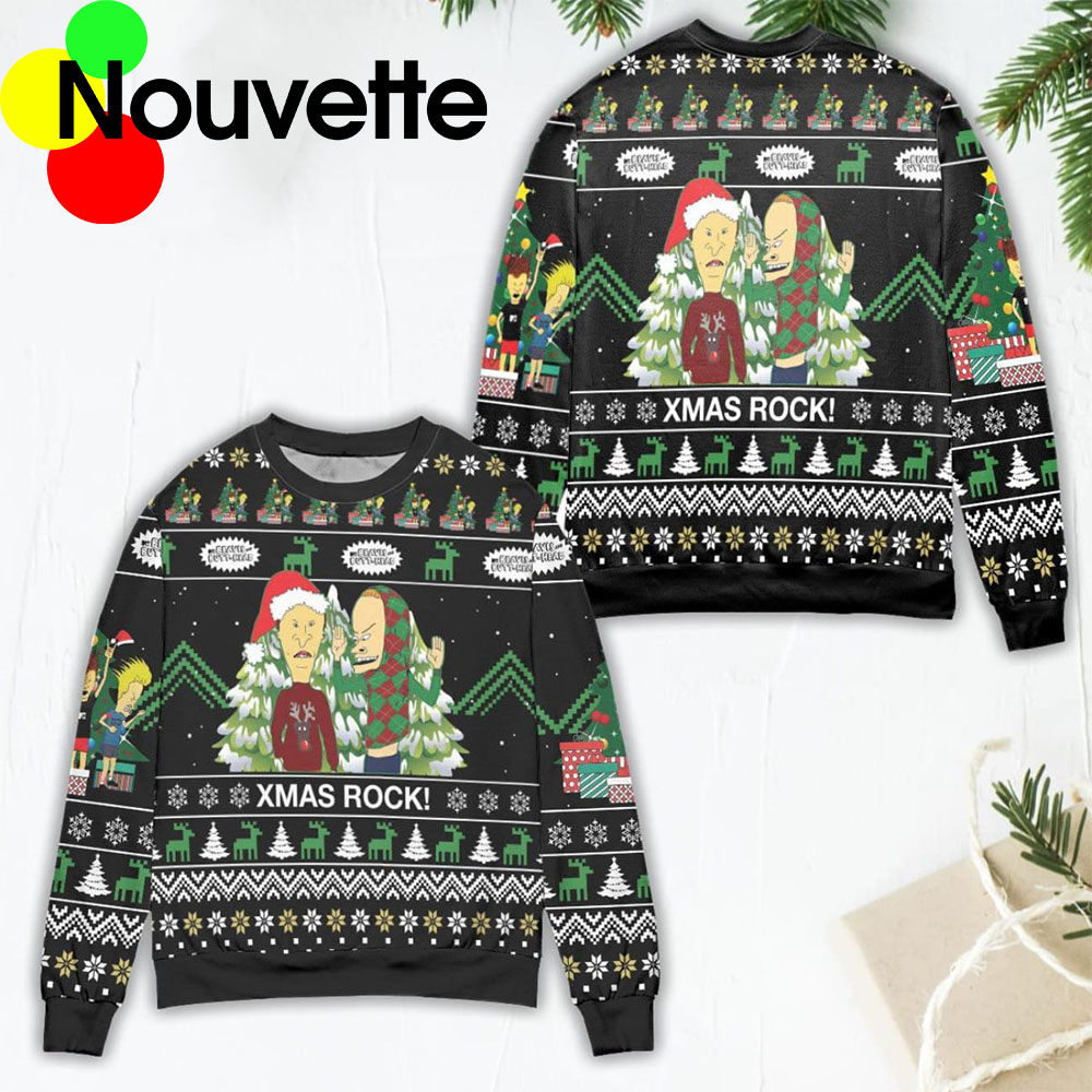 Beavis Butthead Xmas Rock Chrisatmas Sweater Beavis Butthead Xmas Rock Chrisatmas Sweater