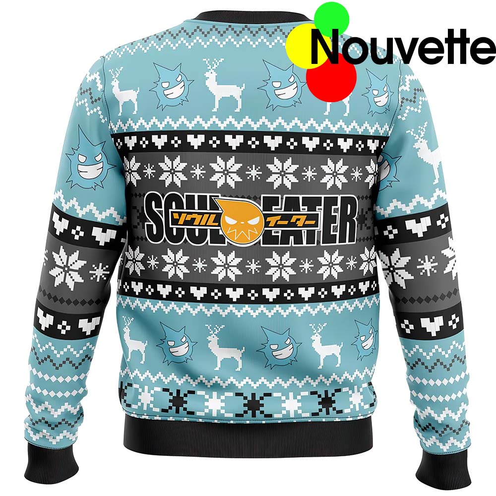 Black Star Soul Eater Ugly Christmas Sweater Black Star Soul Eater Ugly Christmas Sweater