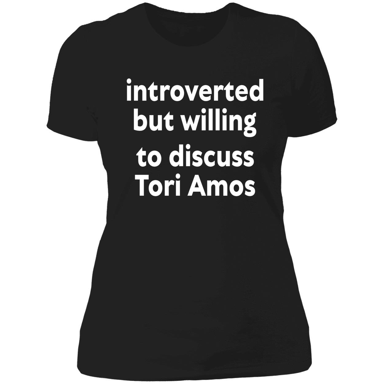 Introverted But Willing To Discuss Tori Amos Shirt Introverted But Willing To Discuss Tori Amos Shirt