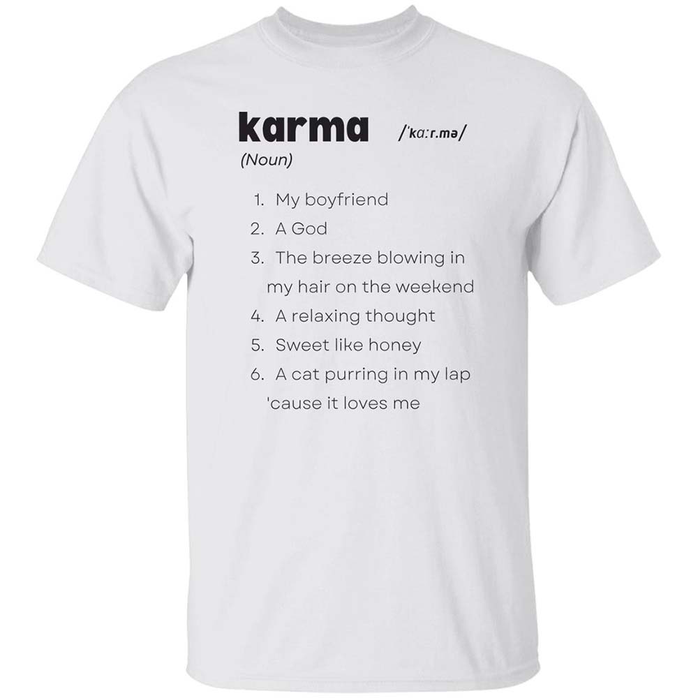 Swifties Karma Definition Karma Is My Boyfriend Shirt Swifties Karma Definition Karma Is My Boyfriend Shirt
