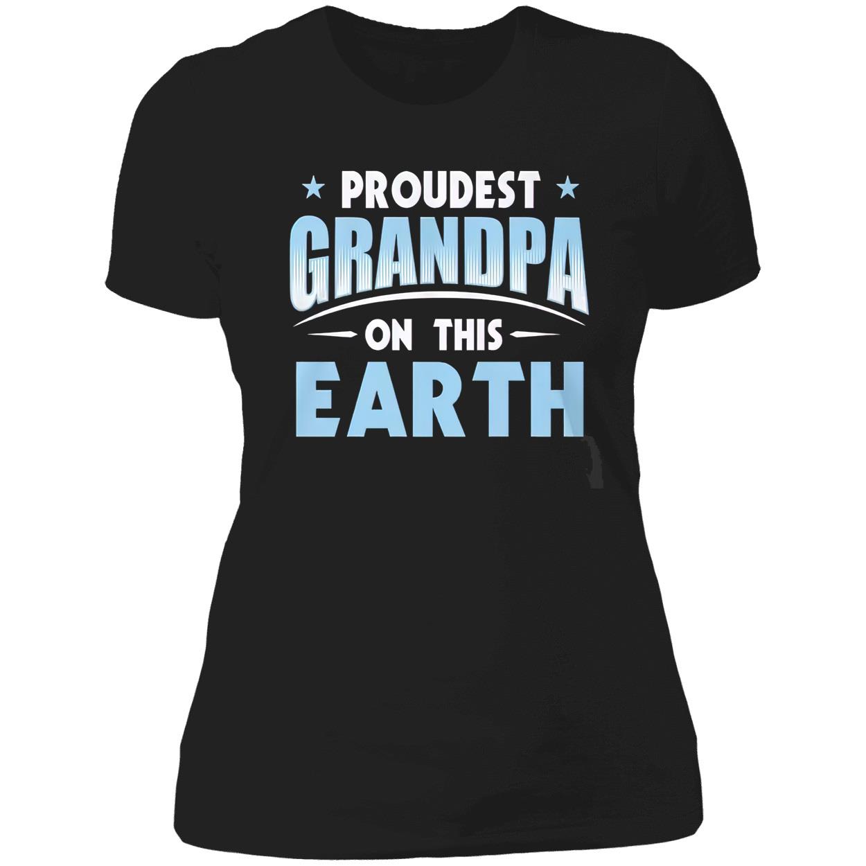 Proudest Grandpa On This Earth Shirt Proudest Grandpa On This Earth Shirt