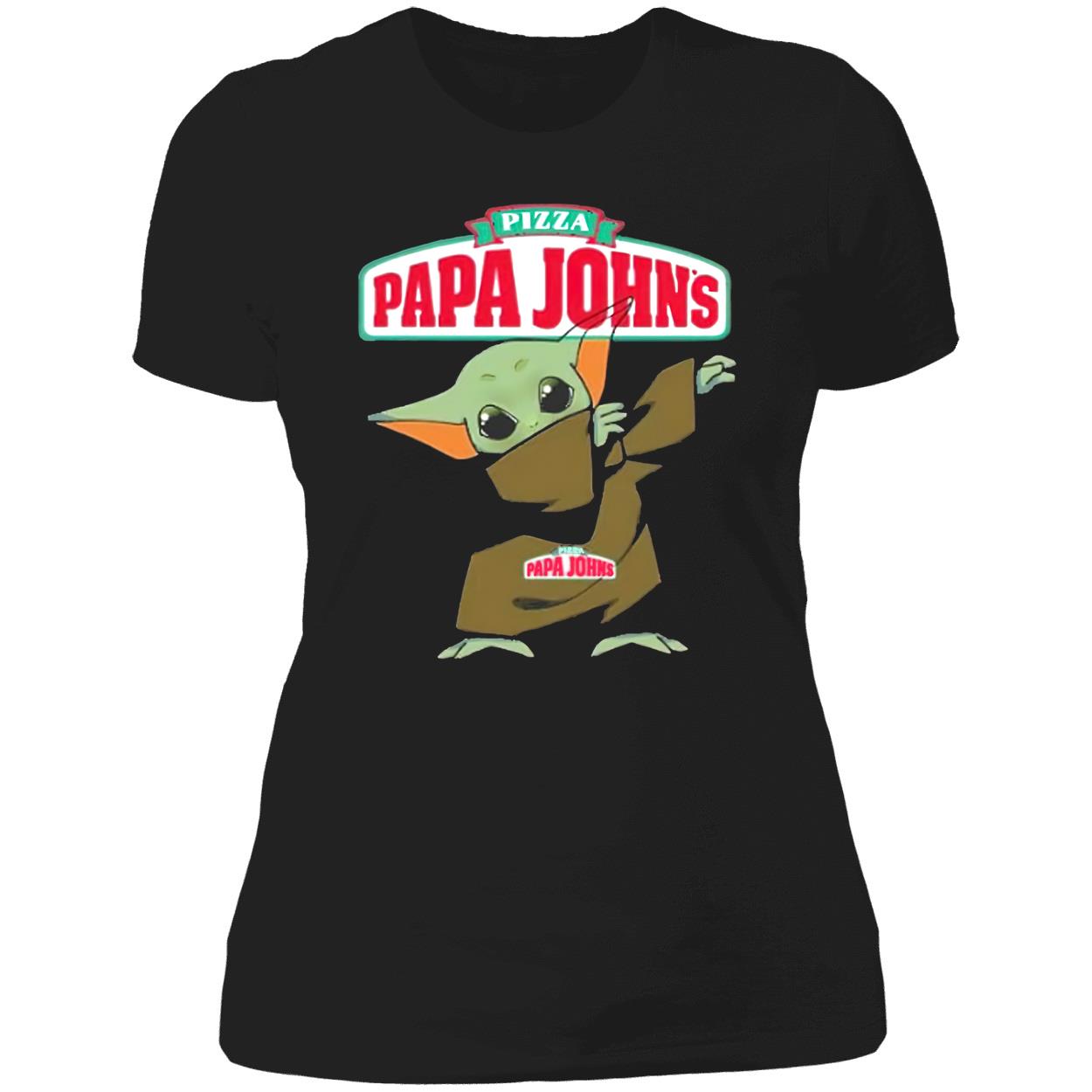 Baby Yoda Dabbing Pizza Papa Johns Shirt Baby Yoda Dabbing Pizza Papa Johns Shirt