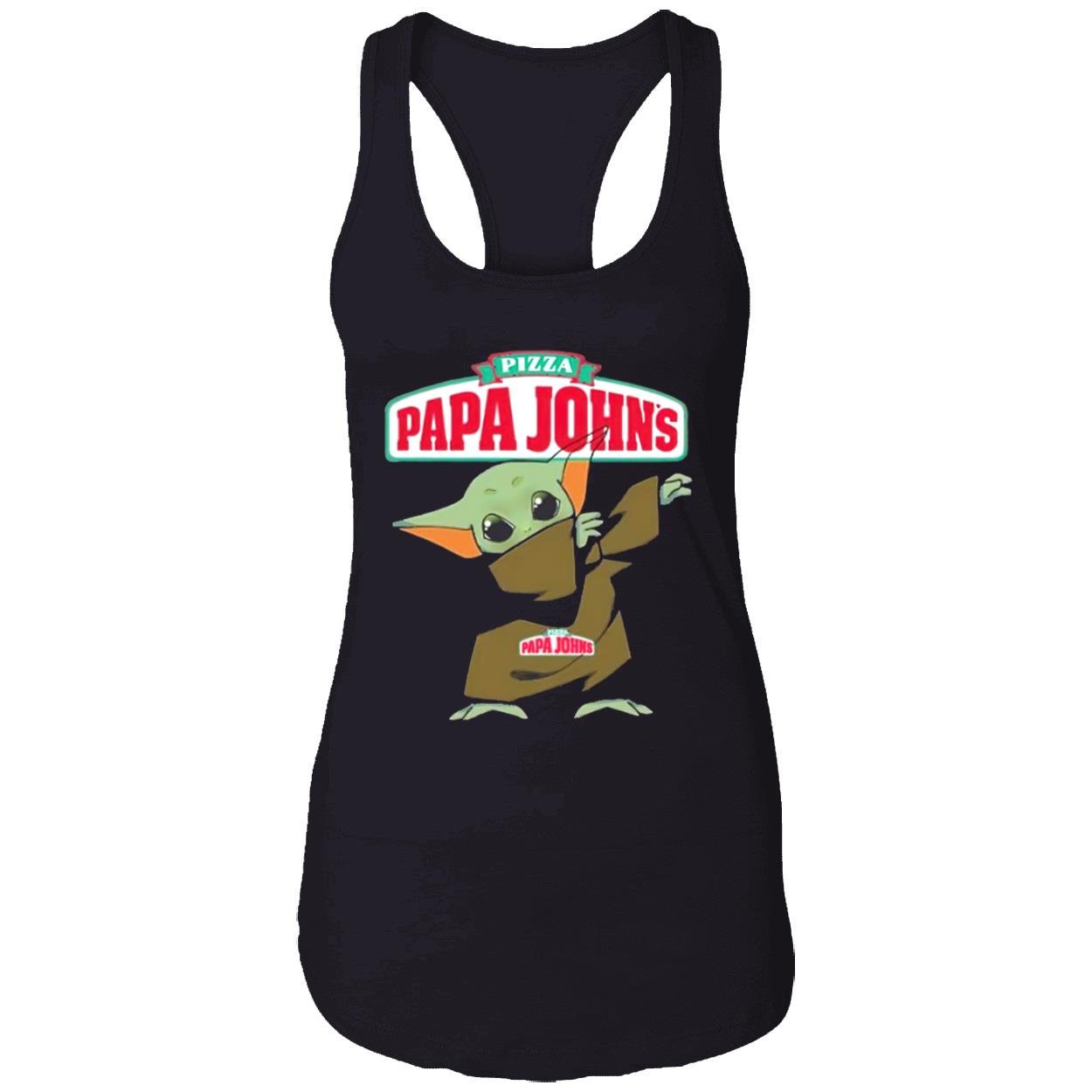 Baby Yoda Dabbing Pizza Papa Johns Shirt Baby Yoda Dabbing Pizza Papa Johns Shirt