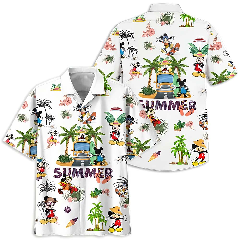 Mouse Summer Hawaiian Shirt