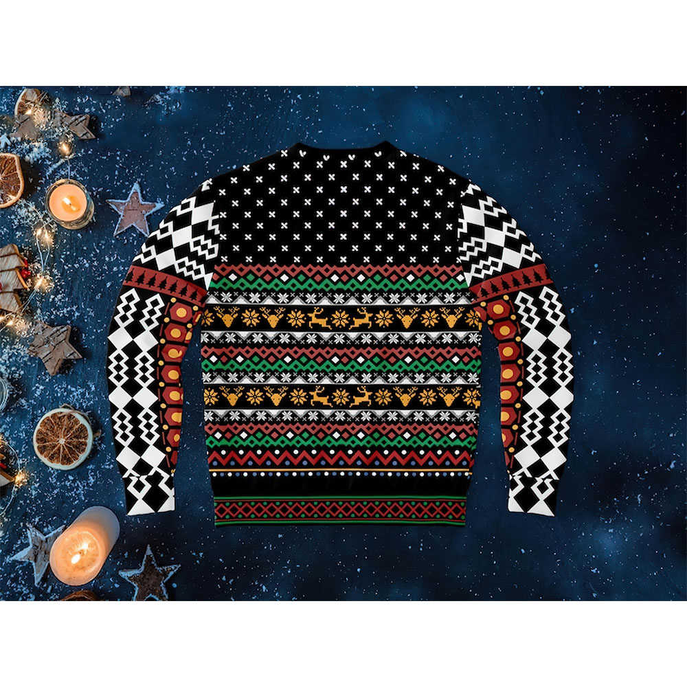 Santa Bouncer Christmas Sweater Santa Bouncer Christmas Sweater