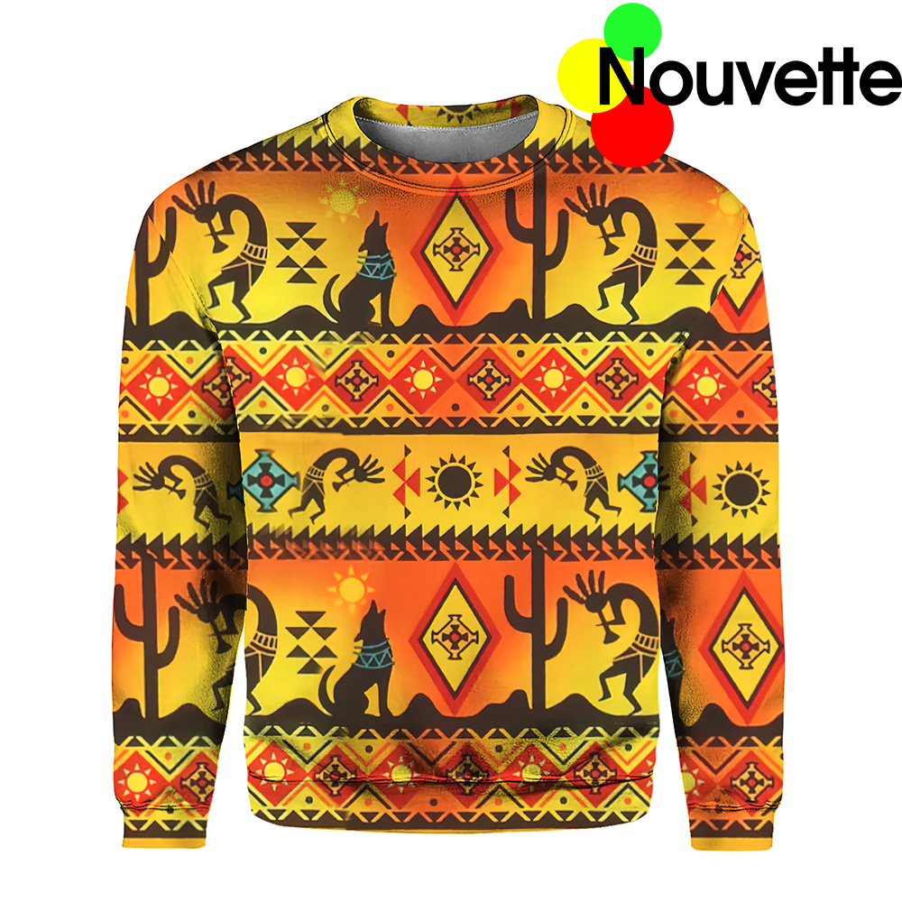 Kokopelli Myth Native Ugly Christmas Sweater Kokopelli Myth Native Ugly Christmas Sweater
