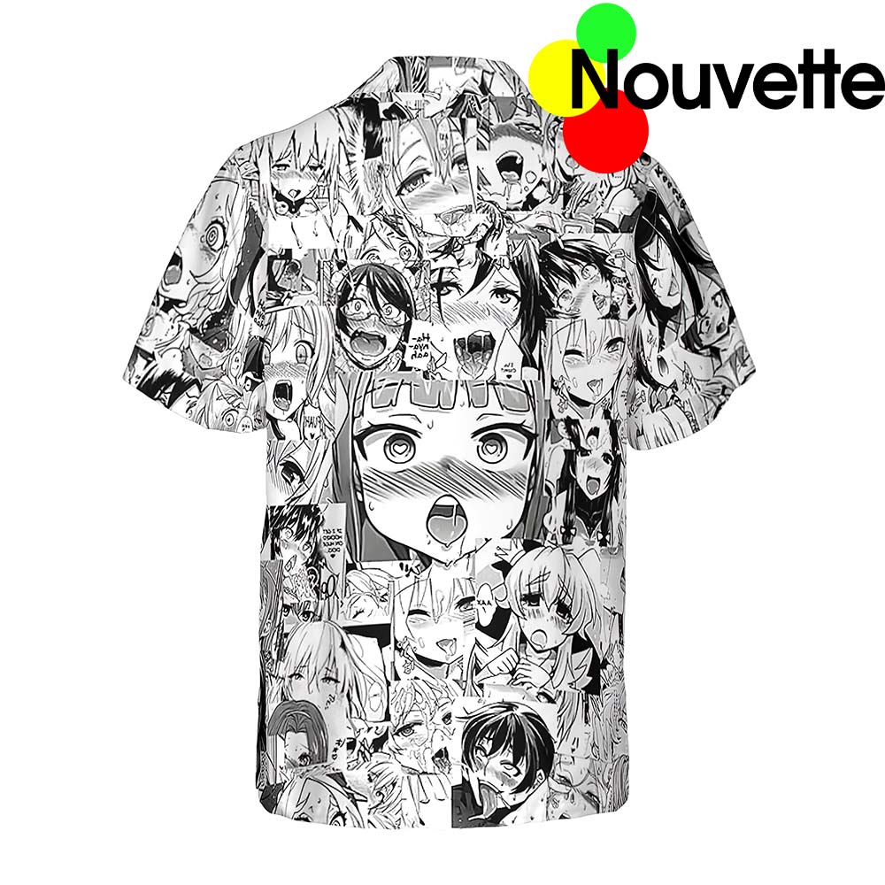 Hot Chick Anime Hawaiian Shirt Hot Chick Anime Hawaiian Shirt
