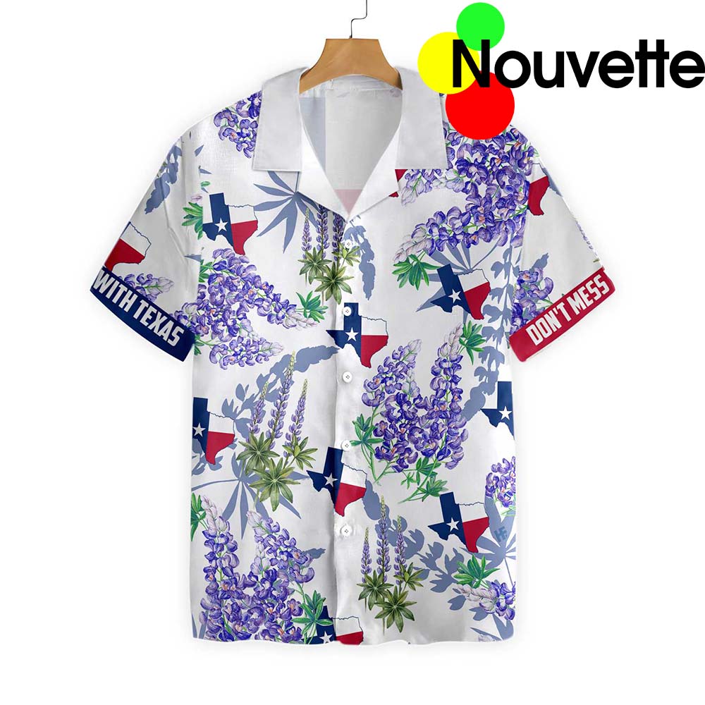 Bluebonnet Texas Hawaiian Shirt