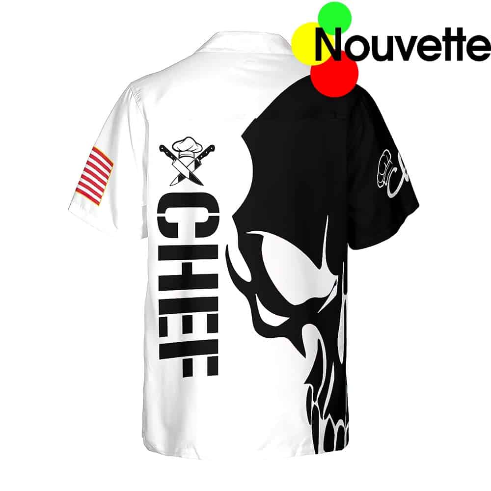 Skull Chef Hawaiian Shirt Skull Chef Hawaiian Shirt