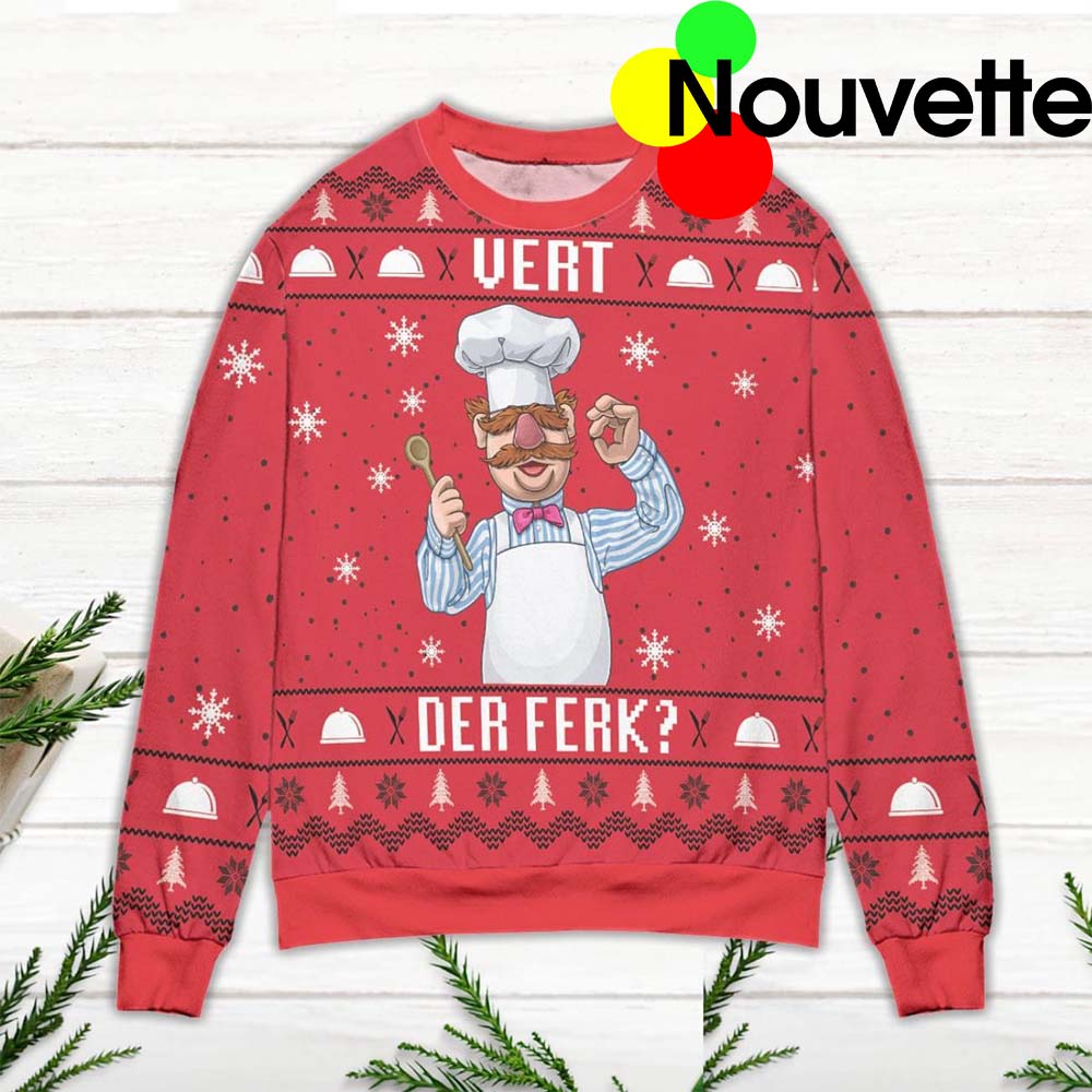 Vert Der Ferk Ugly Christmas Sweater Vert Der Ferk Ugly Christmas Sweater
